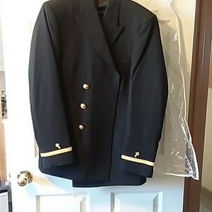 Naval chaplain officer suit jacket and pants